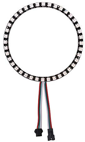XUNATA LED Ring Lampe WS2812B 5050 RGB LED Ringleuchte Individuell Adressierbaren EinzelnVolltraumfarbe DC5V (1pc 40 LEDs/Ring)