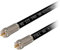 HB-DIGITAL HDTV SAT Cavo antenna satellitare 50 m 4 schermato max 135dB acciaio rame cavo cavo di collegamento RG6 coassiale con connettori di compressione nichelati 1080p Full HD 3D UHD Ultra 4K F