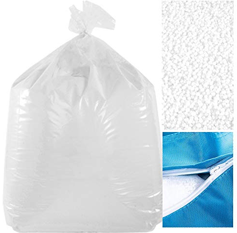 LIVEDECO - 400 L Recharge Billes de Polystyrène Neuve, Certifiées M1 Anti-FEU, pour Pouf Géant BiG52
