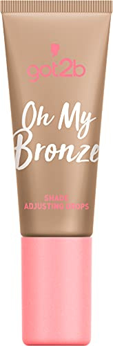 got2b Shade Adjusting Drops Oh My Bronze, Tropfen für die Foundation verleihen Bronzing Effekt, für einen strahlend aussehenden Teint, 8 ml