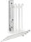 Buddy's BBQ - Spiedini per barbecue, 12 spiedini, barbecue, grigliate, cucinare, carne, pesce, verdure, riutilizzabili, lunghezza 30 cm, in acciaio inox, con manico ad anello
