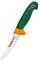 Marietti BUT13 FRANCESE Fleischermesser, Glatte Klinge, Grün/Orange, 13cm Klingenlänge