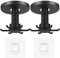 2 Piezas Soporte para Utensilios de Cocina, Ganchos Colgador de Utensilios Cocina, Ganchos de Espátula Cuchara sin Perforación Adhesivo 360 ° Giratorio