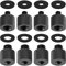 8 Pieces Camera Screw Adapter Thread 1/4 Male to 3/8 Female and 3/8 Male to 1/4 Female Adapter with Rubber Pad for Camera Monitor, Tripod, Mount