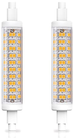 Aegislogic LED R7s 118mm Dimmbar 8W leuchtmittel, r7s glühbirne 800LM fassung 230V Abstrahlwinkel 360°Ersetzt 75W Halogenlampe