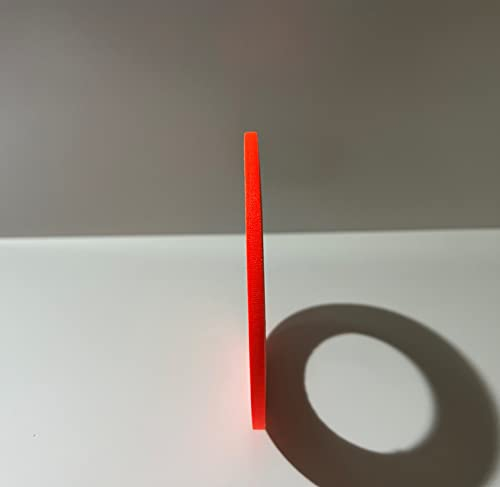 Gewebeband Panzerband Fluoreszierendes Neon Gaffa Klebeband Panzertape Gaffa Tape Matt und reflexionsfrei (Neonorange, 5mm x 25m)