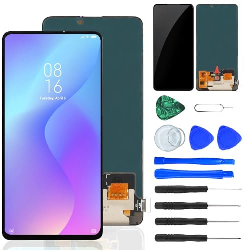 NB+ Pantalla digitalizador reemplazo de pantalla táctil AMOLED para Xiaomi Mi 9T / Mi 9T Pro/Redmi K20 / Redmi K20 Pro soporte huella digital sin marco OLED duro con herramientas