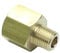 CDQBWKJGFJ 1 Piece 1/8 NPT Male x 3/8 NPT Female Pressure Gauge Reducer Adapter Brass Pipe Fitting Adapter