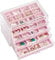 ProCase Acryl Schmuck Organizer Schmuckschatulle für Damen Durchsichtige Schmuckaufbewahrung Schmuckkästchen Schmuckbox mit 5 Schubladen für Ohrringe, Ringe, Armbänder -Rosa