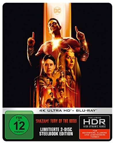 Shazam! Fury of the Gods - Limited Steelbook [4K Ultra HD] [+ Blu-ray 2D]