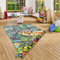 Pergamon Straßenteppich Beidseitig Kinder Spielteppiche für Kinderzimmer und Spielzimmer
