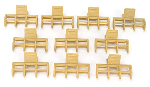 ANKROYU 10 Hot Roller Clips, Beheizte Roller Clips Dauerwelle Lockenwickler Klauen Clips Ersatz Roller Clips Lockenstab Dauerwelle Locken Clips Friseur Werkzeuge Krallen Clips Friseur Dauerwelle Clip
