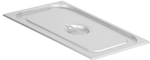 Mahlzeit Deckel für GN Behälter 1/1 | Verschiedene Größen verfügbar | Edelstahl Gastronomiebehälterdeckel | Behälter-Deckel, Gastronormbehälter Deckel, Wärmebehälterschutz für 1/1