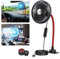 Byjogger Ventilatori auto ventola di raffreddamento auto con 3 velocità, Ventola di auto elettriche per sedile posteriore, Ventola del veicolo da sedile rotabile a 360 °