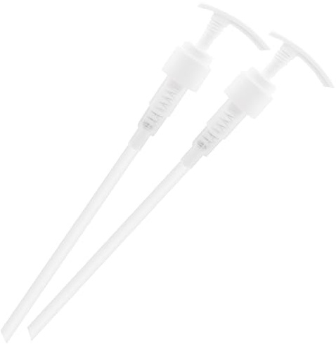 AsVita Fresh Mix Konzentrat Dosierpumpe Komfort 1 Liter Flasche (2 Stk. / 1 Paar) Dosierspender für 500ml - 1000ml Flaschen - 28mm Gewinde - Lebensmittelecht z.B. für Getränke-Konzentrate, sirup