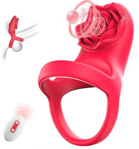 Penisring Vibrator Sex Spielzeug für die Paare Frau Männer Extrem Sex - Erotisches Sexspielzeug mit Penisringe, Paarvibrator Cockring Penis Ring Vibration für Frauen Klitoris mit 10 Vibrationsmodi