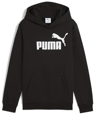 Puma Jungen No. 1 Logo Hoodie FL B Kapuzenpullis, Puma Black, 128 EU