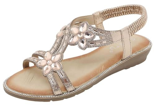 TYUIOP Sandali Bambina 36 Sandali Estivi Donna Comodi Eleganti Slides Donna Shaker Scarpe Scarpe Da Ginnastica Donna Con Zeppa Scarpe Donna Zeppa Alta Eleganti Ciabatta Strass