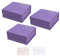 CHARMGIFTBOX Violette Geschenkboxen mit Deckel, 18 x 17,8 x 8,1 cm, magnetische violette Geschenkbox, kleine faltbare Boxen für Geburtstagsparty, Brautjungfer, Weihnachtsgeschenke