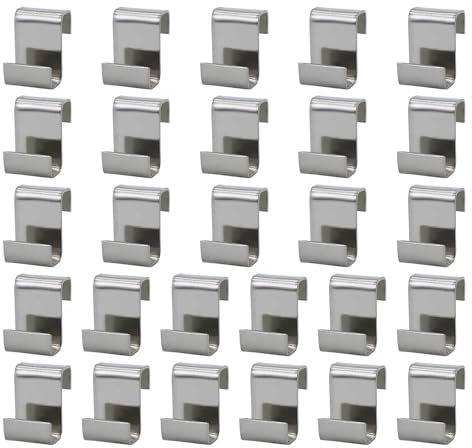 27 Pcs Z Clips for Greenhouse Glass Panes, Greenhouse Clips Glass, Glazing Overlap Z Clips, Stainless Steel Window Clips, Glass Pane Fixings Clips, for Greenhouse Glass Replacement Accessory(Silver)