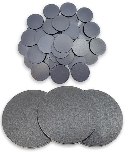 Hobby Heaven 60mm Round Plastic Warhammer Bases - Black Miniature Bases for Wargaming Miniatures Figures - Model Painting Plastic Figures Wargame Miniatures - Durable Tabletop Games Bases (50 pcs)