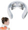White Neck Massager,6 Modes 20 Levels Intelligent Massagers for Back and Neck,with Heating Shoulder Massager for Pain Relief,Used to Relieve Shoulder Pain,with Voice Prompt
