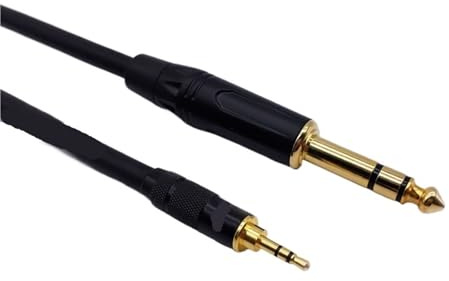 COKYIS DIY Male 2.5mm to 6.35mm Male Stereo Audio Cable 2.5 to 6.5 6.35 TRS(Straight,8m)