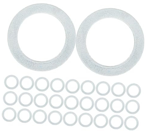 HANABASS Lot de 200 Rondelles Plates pour Skateboard Réparation Et Remplacement De Matériel Roulements Rondelles Plates Entretoises De Précision Alliage D'Aluminium