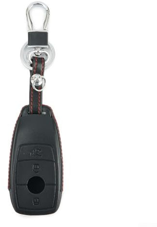 Porte-clé élégant en cuir pour Mercedes Benz série W213 y compris plusieurs modèles