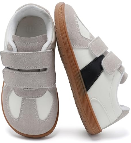Mioceko Chaussure Bébé Garcon Fille Basket Enfant Léger Chaussures Premiers Pas Sneakers Barefoot