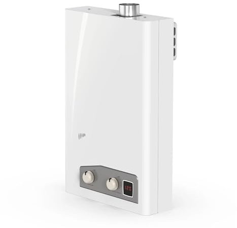 Termo Electrico, Calentador De Agua Sin Tanque De Propano Líquido For Interiores, 4,0 GPM, Calentadores Eléctricos Instantáneos A Gas, Electrodomésticos Principales For El Hogar,Para cocina, baño, la