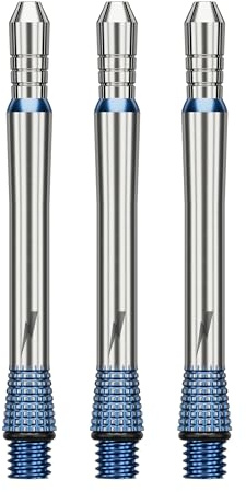 Target Darts Phil Taylor Gx2 Raw Power Titan-Dartschaft, Short/Intermediate/Medium | Player-Edition-Aluminium-Schäfte, 2BA-Gewinde, Profi-Dartzubehör