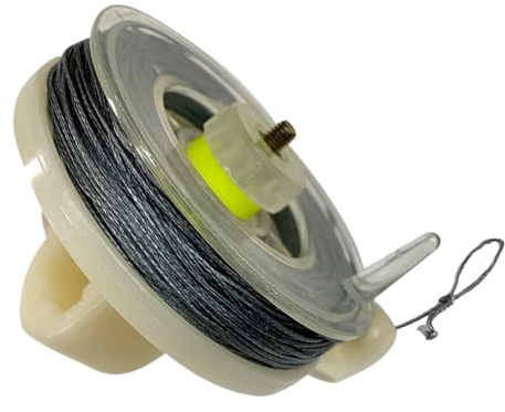 Perimeter Alarm Trip Wire - 82ft Trip Wire on Reusable Reel - Weatherproof Early Warning Security System for Camping Barn Campground Survival Defense Tent Farm Hiking Hunting Traps