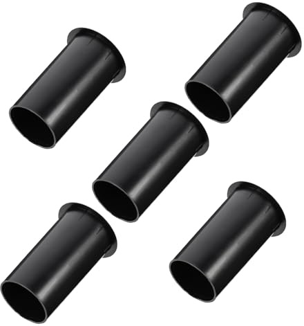 MOLUCKFU 5 pezzi Speaker Port Tube per Subwoofer Tubo Plastica Bass Reflex Sostituzione Uscita Aria Anti-turbulenza Resistente allo Scolorimento Ricambio per Altoparlanti Bass Woofer