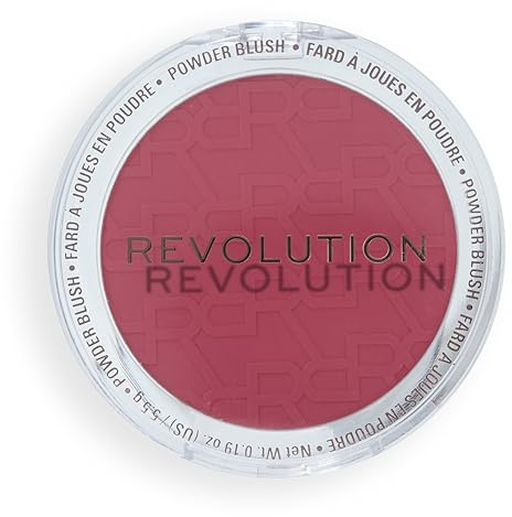 Revolution Blusher Reloaded, Bandit Pink | Talkfreies Puder-Rouge mit Mattem Finish, Reiche Pigmentierung & Aufbaubar, Vegan & Tierversuchsfrei