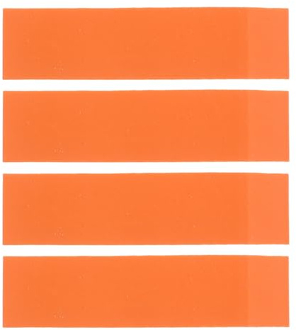 CANIGHT 4pcs Abrasive Cleaning Stick Rubber Eraser Stain Remover Safe for Multiple Surfaces Efficient Cleaning without Scratching Orange Bathroom Household Tool for Shower Heads and Grout