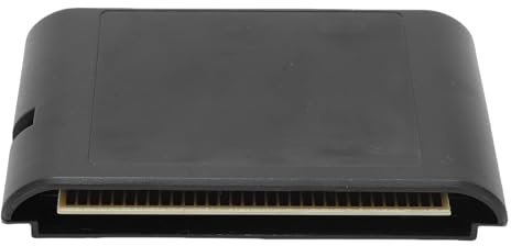 YUEHISY Spiele-Cartridge-Unterstützung für Mega Drive für Nostalgia, 4 GB Flash-Karte, Cheat-Code-Speicherung, kein, Regionsfrei, SMS 32X CD-fähig (BLACK)