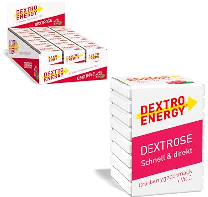 Dextro Energy Würfel Cranberry + Vitamin C - 18x46g (18er Pack)
