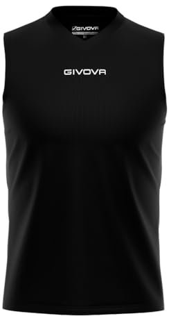 Givova Shirt Smanicato One Camiseta Sin Mangas, Hombre, Negro, S