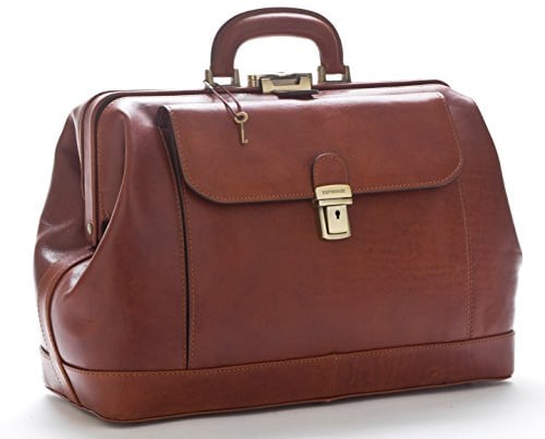 DD Firenze D&D - Arzttasche Classic - Made in Italy (Mogano opaco)