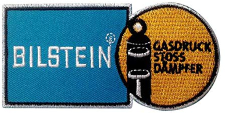 Bilstein Racing Team Motorcycle Aufnäher Besticktes Patch zum Aufbügeln Applique Souvenir Zubehör