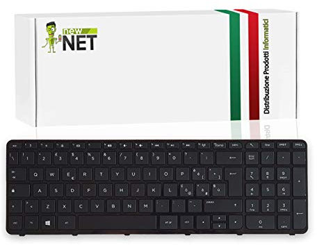NewNet Keyboards - Tastiera Italiana Compatibile con HP Series 15-G / 15-R / 250 G3 / 255 G3 | HP Compaq 15-H 15-S Series | Pavilion 15-E 15-N Series | P/n V140502AK1 IT, V140546AK1 IT, 708168-061