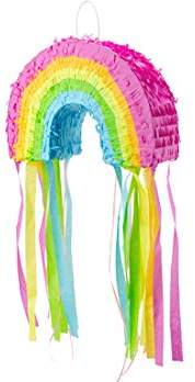 Glück und Glück, Glück und Glück, Regenbogen-Pinata – Partyspiel