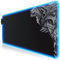 TITANWOLF - RGB Gaming Mauspad LED Schreibtischunterlage 800x300 mm XXL Mousepad LED Multi Color 11 Beleuchtungs-Modi 7 LED Farben Plus 4 Effektmodi abwaschbar