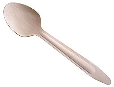 GREENBOX Cuillères jetables en bois respectueuses de l'environnement - Couverts en bois - Cuillères à soupe - Couverts jetables - Biodégradables et compostables - 100 cuillères jetables de 16,5 cm