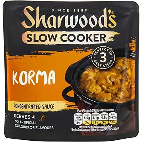 Sharwood's Slow Cooker Korma Concentrated Sauce 170g - Pack of 8