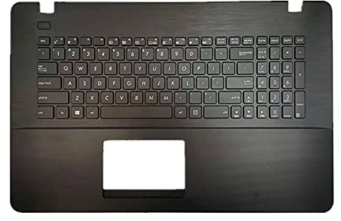 fqparts Replacement La Shell Attorno alla Tastiera C Conchiglia Shell & Tastiera per for ASUS P550 P550C P550CA P550CC P550L P550LA P550LAV P550LC P550LD Nero Layout Inglese Americano