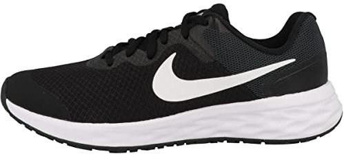 Nike Revolution 6, Scarpe da Ginnastica Unisex - Bambini, Nero (Black/Mtlc Red Bronze-Mint Foam), 37.5 EU