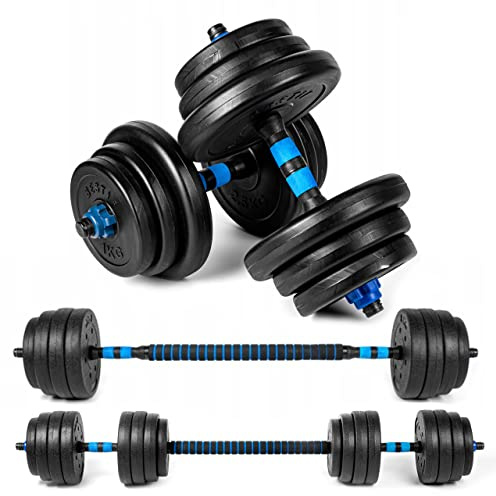 BESTIF Hanteln Set 40kg Kurzhantel Hantelset für Krafttraining Kurzhanteln Langhanteln 2 x 20 kg Gewichtheben