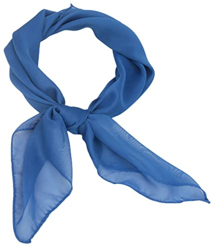FAIRYGATE Womens Scarf Scarfs for Women 1950's Plain Square Chiffon 50's Neck 4 Seasons Wrap Ladies Scarves Lightweight Clearance 65cm x 65cm. A2915
